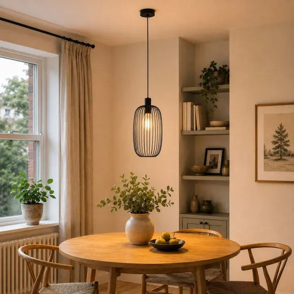 EGLO Lodods Industrial Adjustable Pendant Light 1