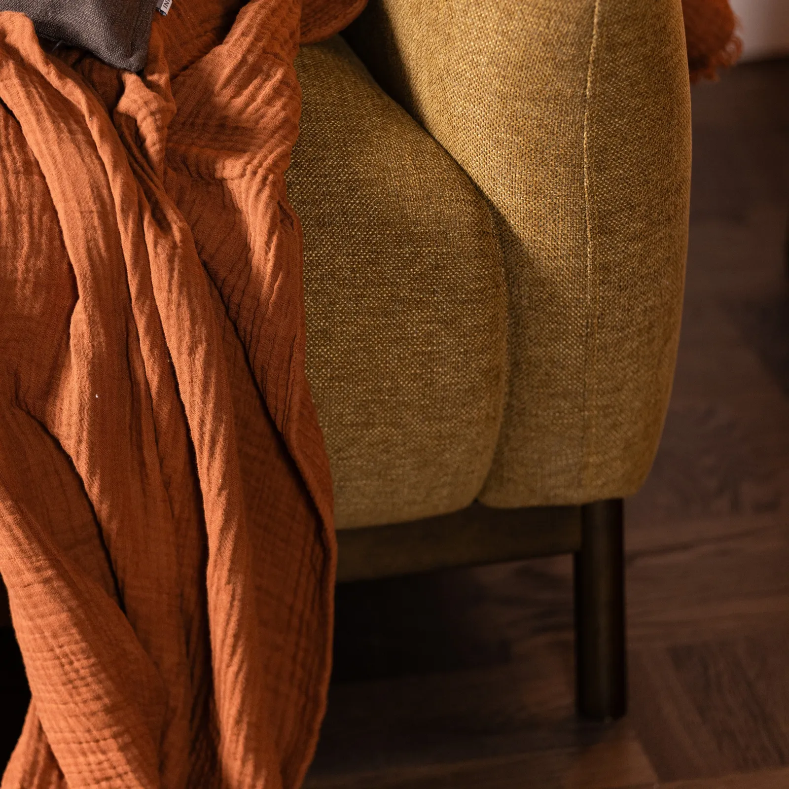 Connie Armchair, Yellow Fabric | Barker & Stonehouse 6