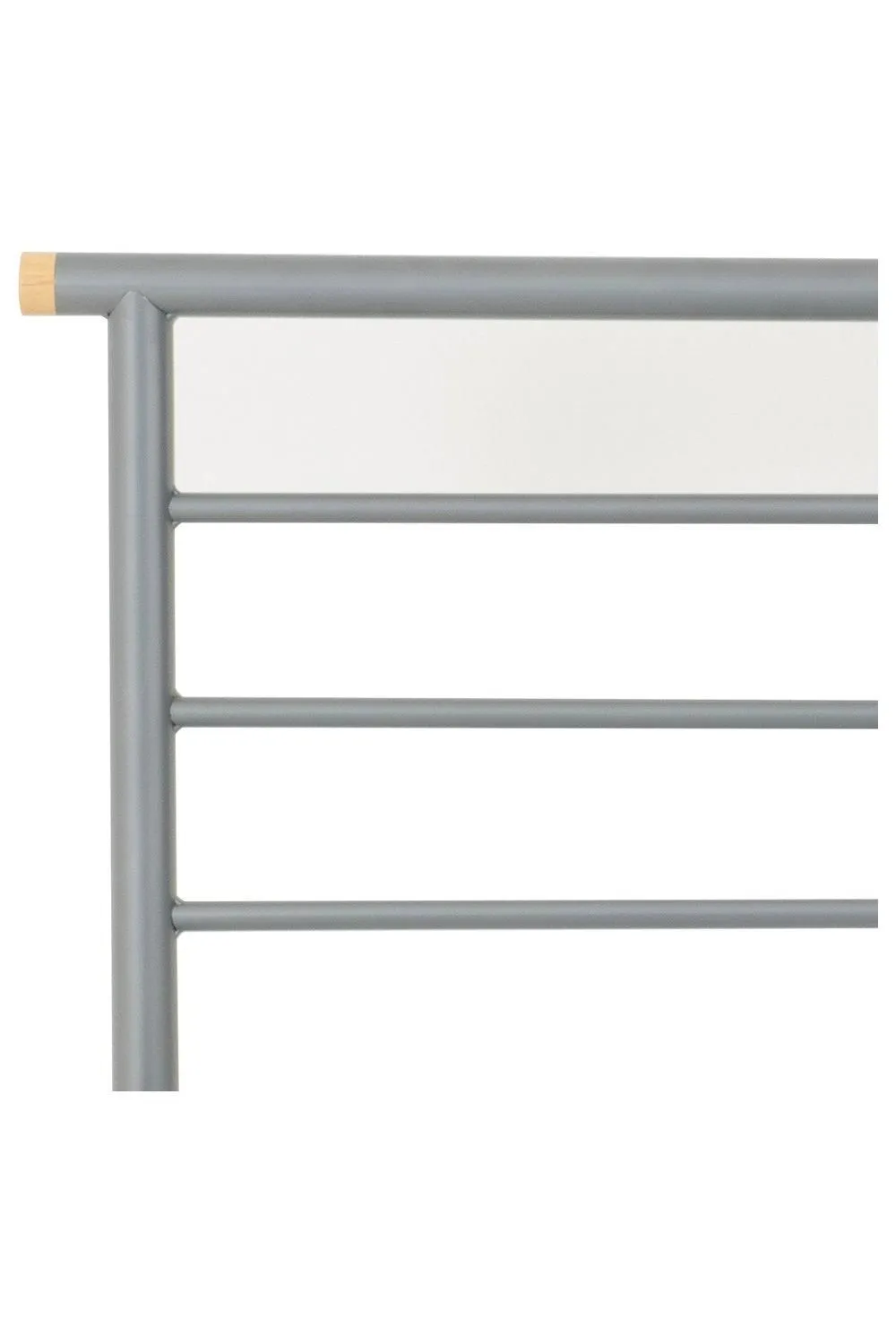 Seconique Orion 4' Small Double Bed in Metallic Silver 5