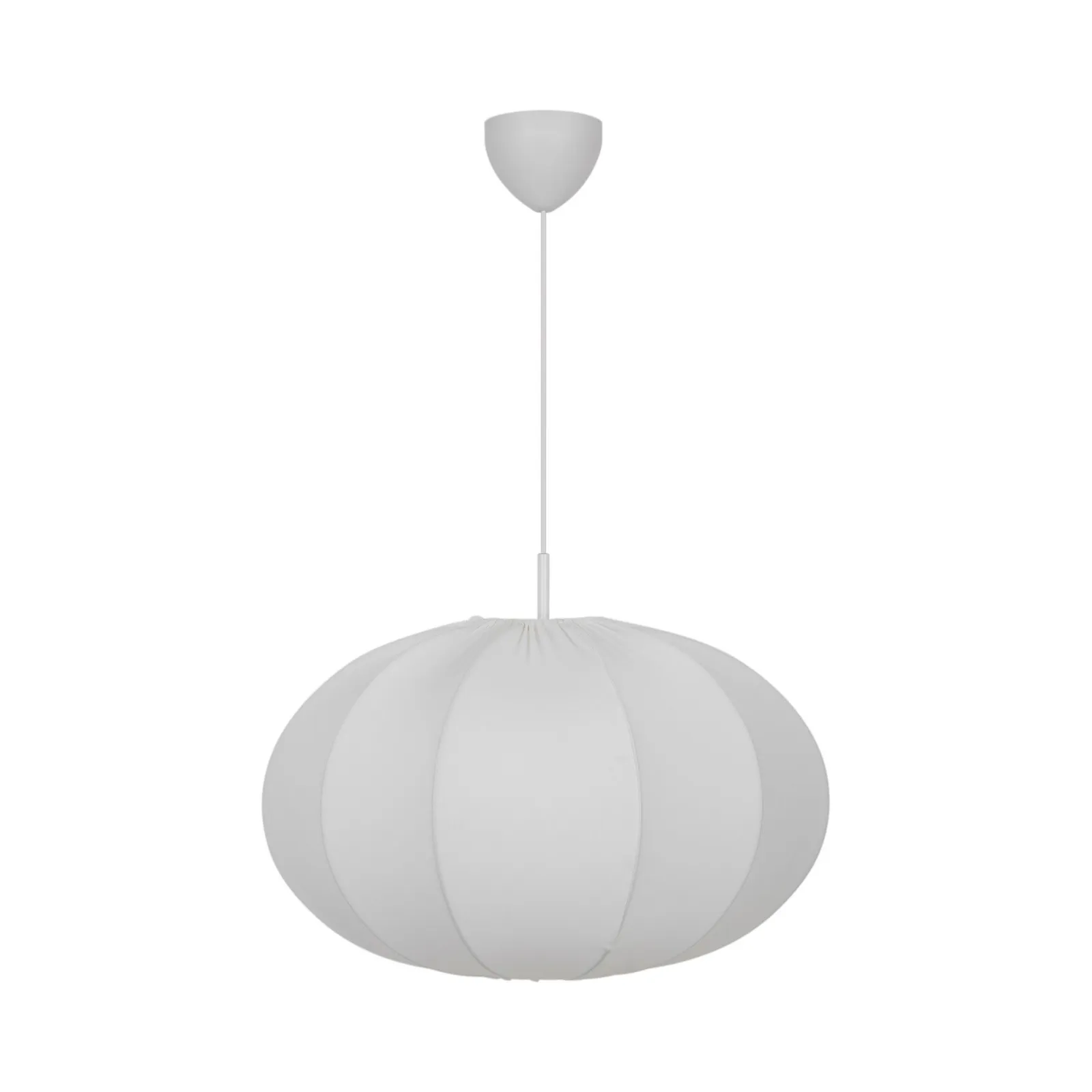 Nordlux Aeron Pendant Light White Textile E27 Mains 60cm 4