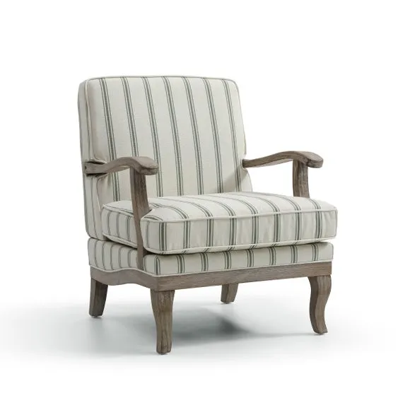 Esme Woven Folkstone Stripe Occasional Chair 6