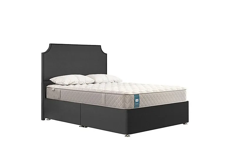 Sterling Soft Divan Set - King Size - Tweed Sable