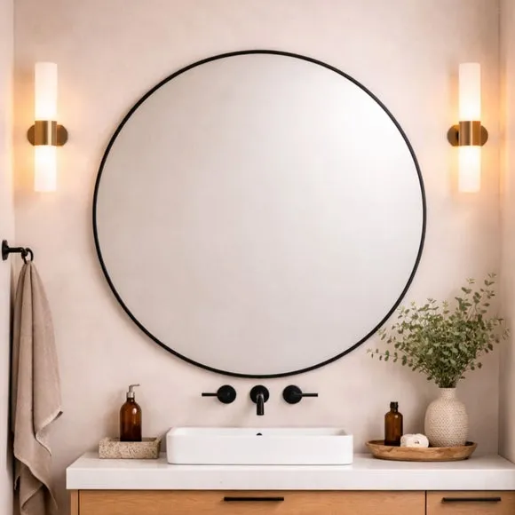 Fenestra Round Wall Mirror 2
