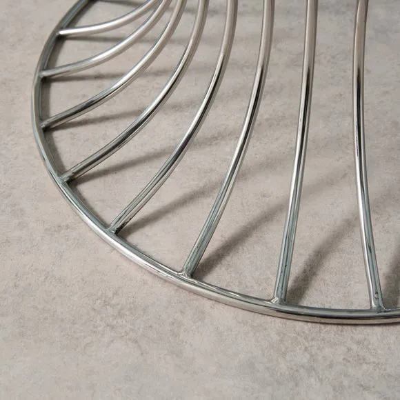 Yinka Ilori Trumpet Round Glass Top Metal Dining Table 3