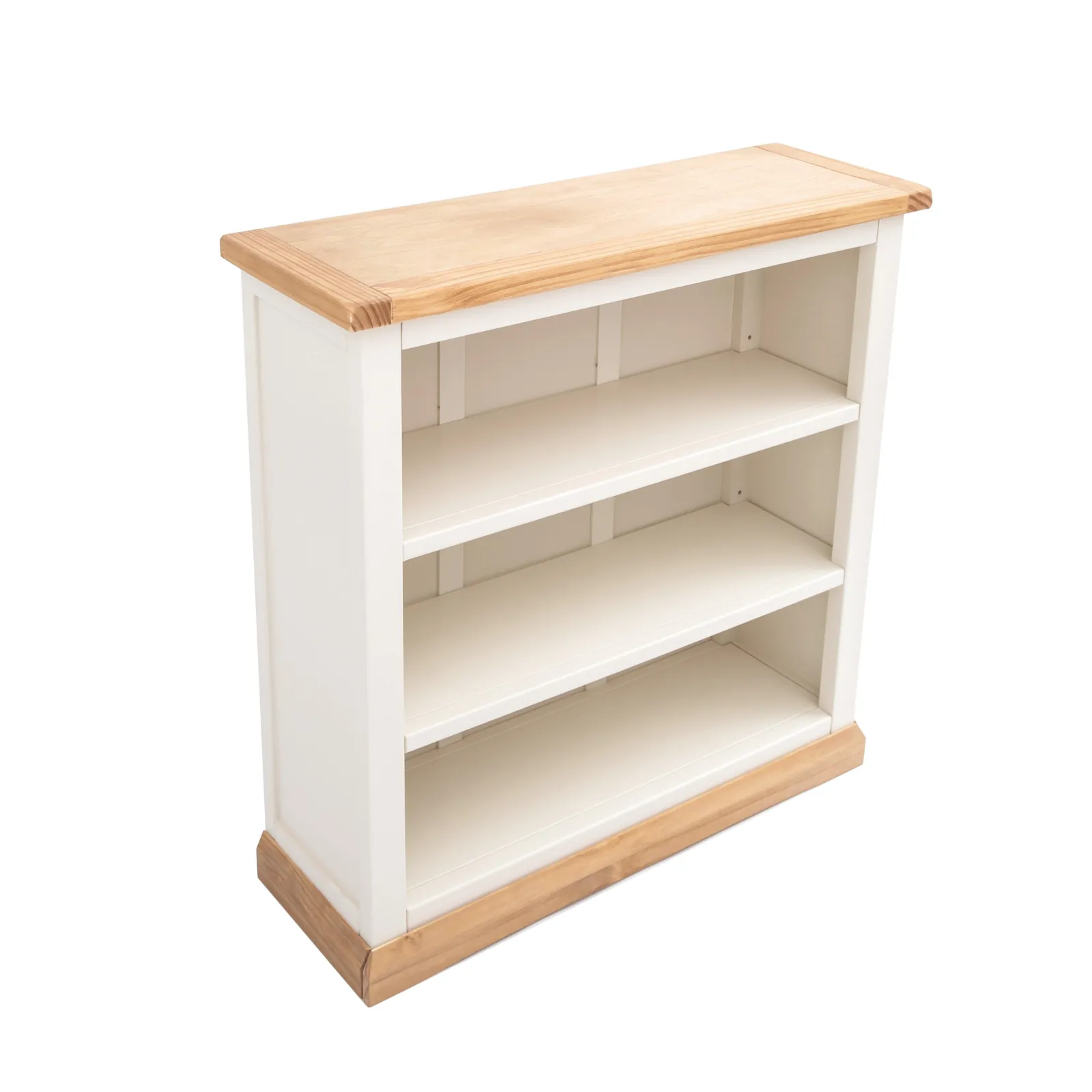 Cabinet Bits Bookcase with plinth 90x90x30cm in Off-White 3