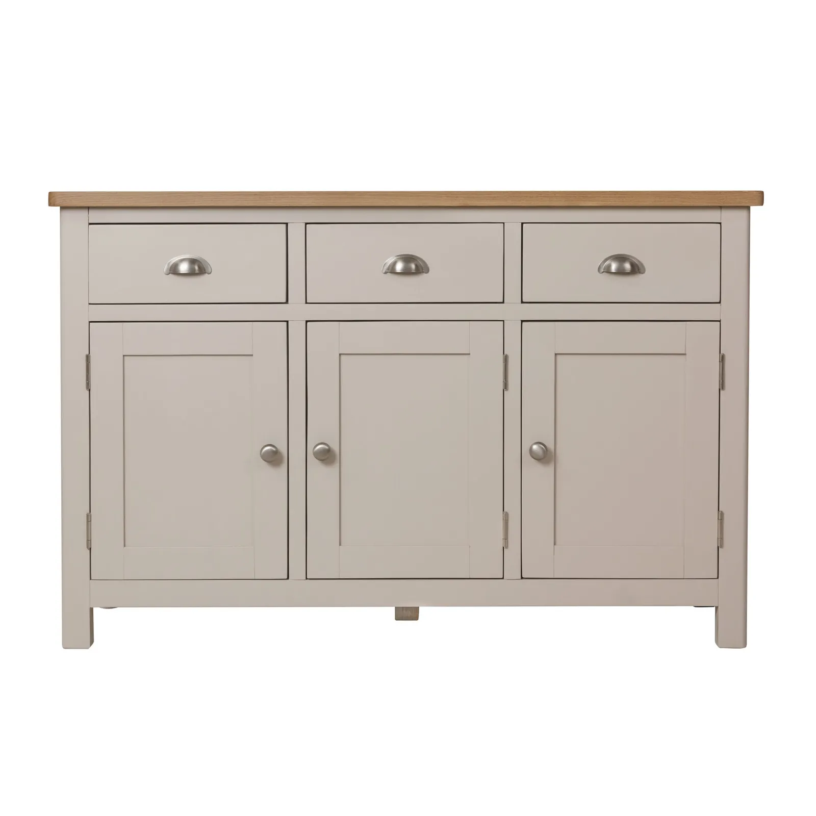 Reese 3 Door Sideboard Grey and Brown