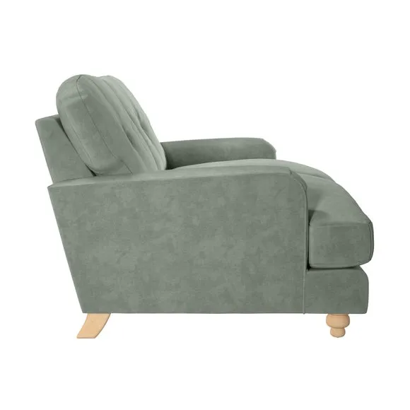 Martha Vintage Velvet 3 Seater Sofa 4