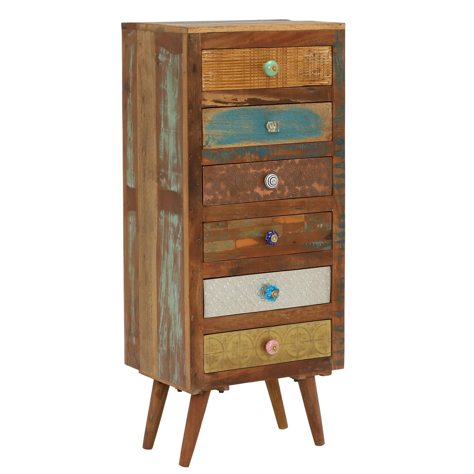 Little Tree Furniture Shimla Eclectic 6 Drawer Multi Chest