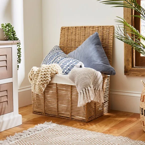Purity Large Woven Storage Trunk 1