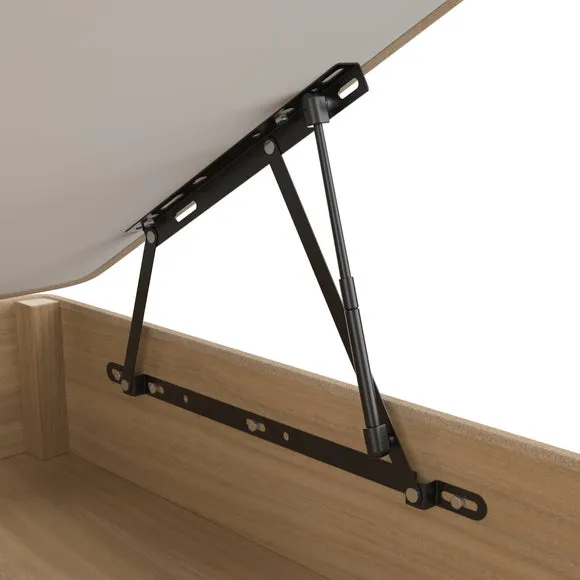 Luxury End Ottoman Bed Frame, Tweed 5