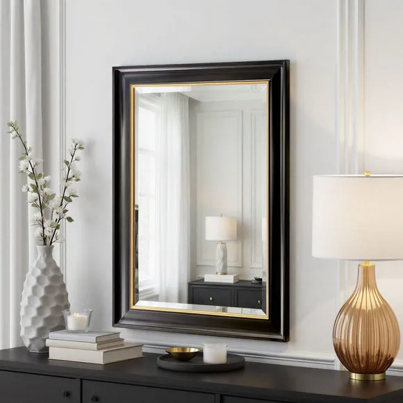 Yearn Georgian Framed Bevelled Rectangle Wall Mirror 1