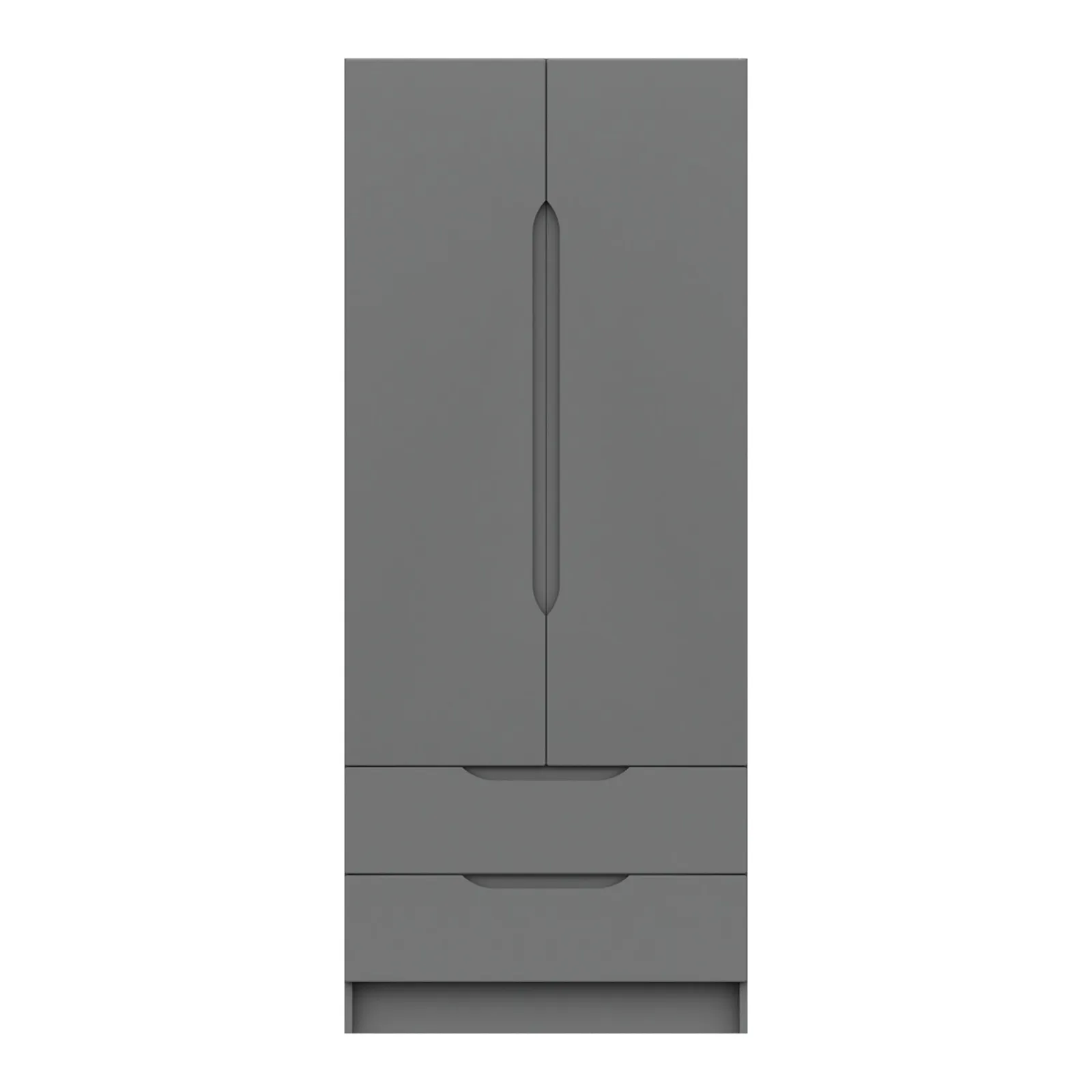 Legato 2 Door Combi Wardrobe Grey