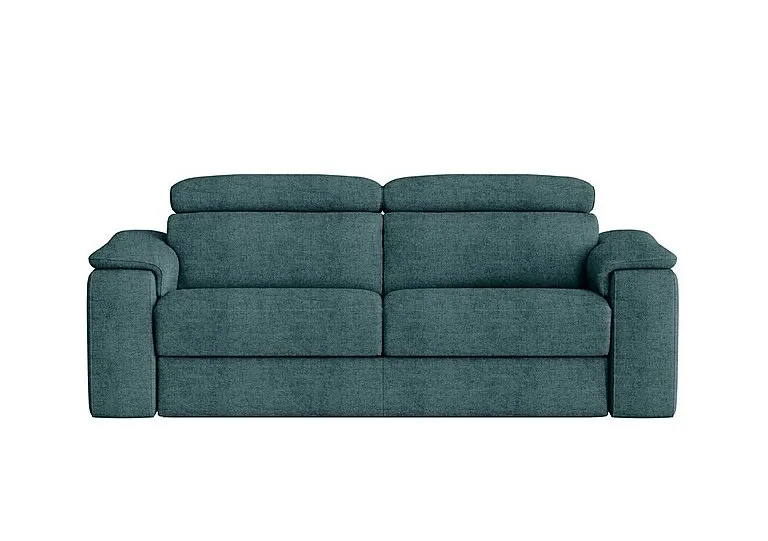 Davide 3 Seater Fabric Sofa - Baobab Blue
