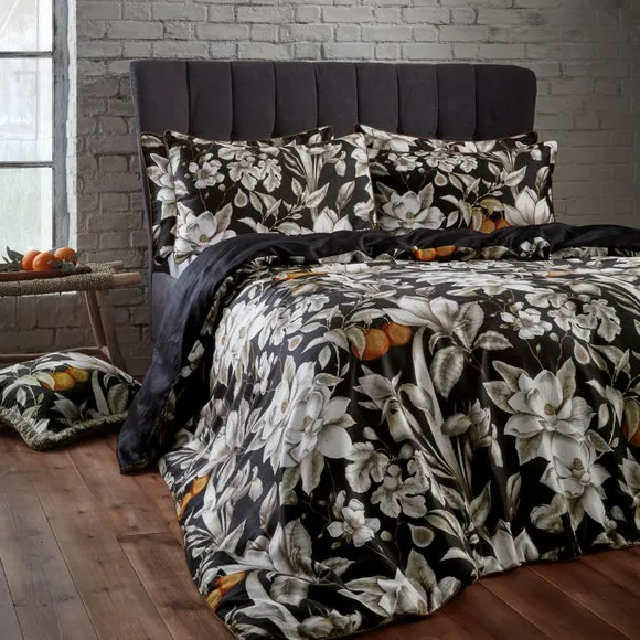 EW by Edinburgh Weavers Lavish Floral 100% Cotton Sateen Duvet Cover & Pillowcase Set 3
