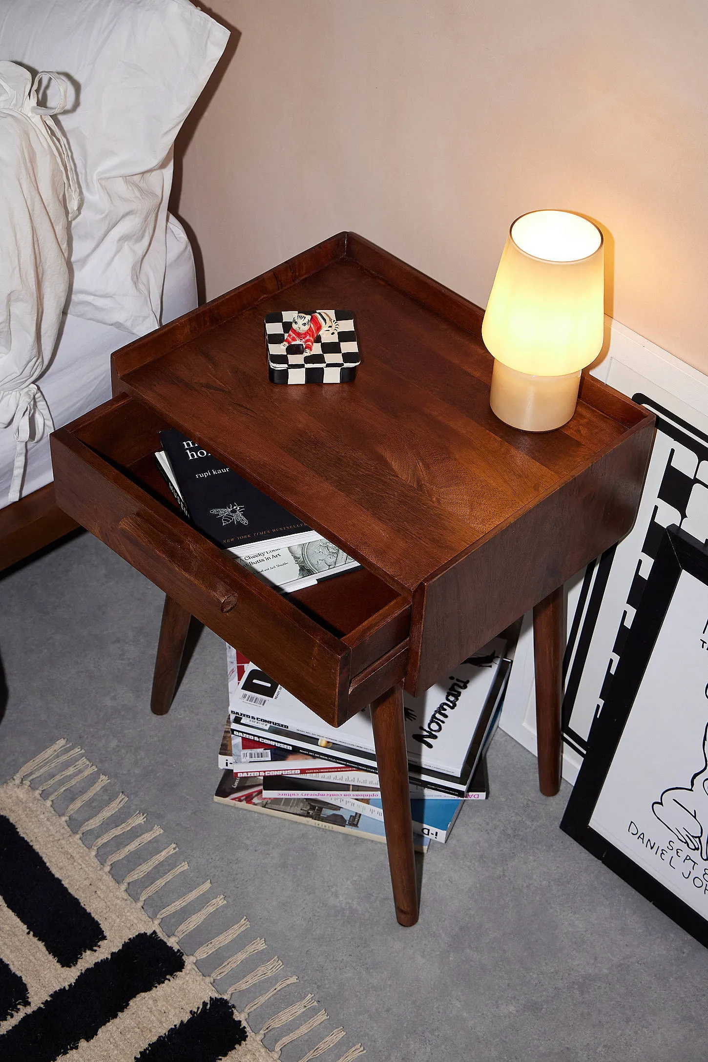 Arnold Bedside Table - Brown 2