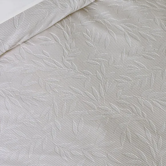 Catherine Lansfield Corded Leaves Duvet Cover & Pillowcase Set 3