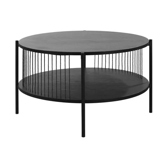 Harper Coffee Table with Shelf 3