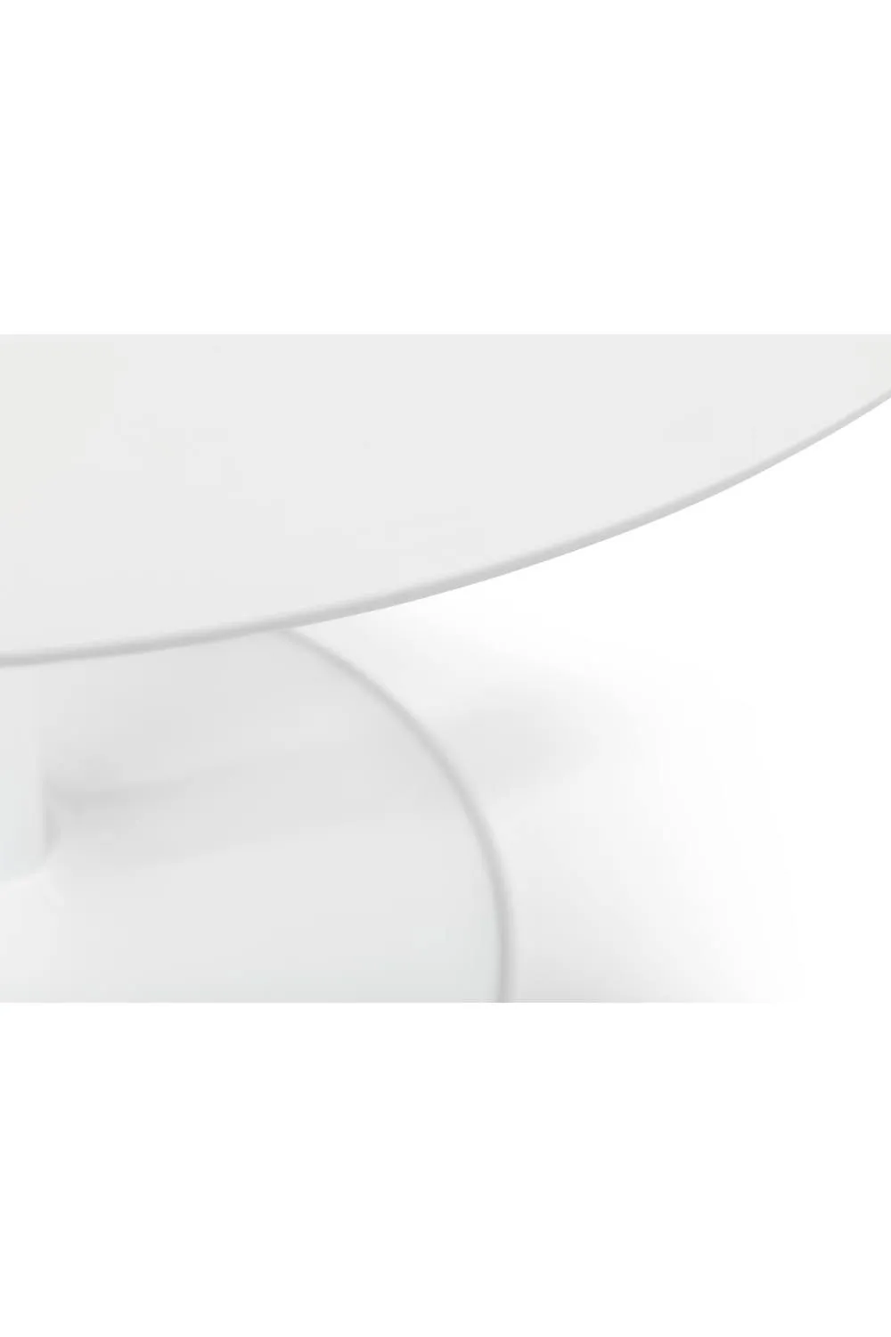 Julian Bowen Blanco Round Pedestal 4 Seater Dining Table in White 5