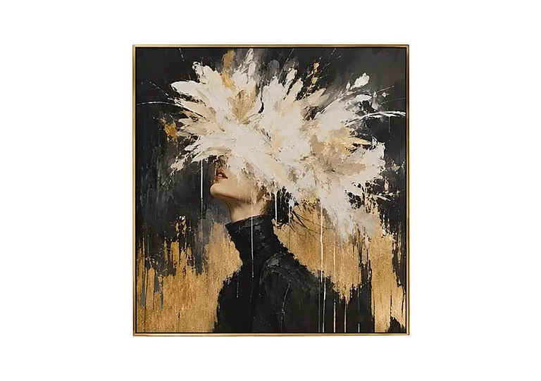 Gilded Awakening 2 Square Framed Canvas - Home Accessories - In Time for Christmas
