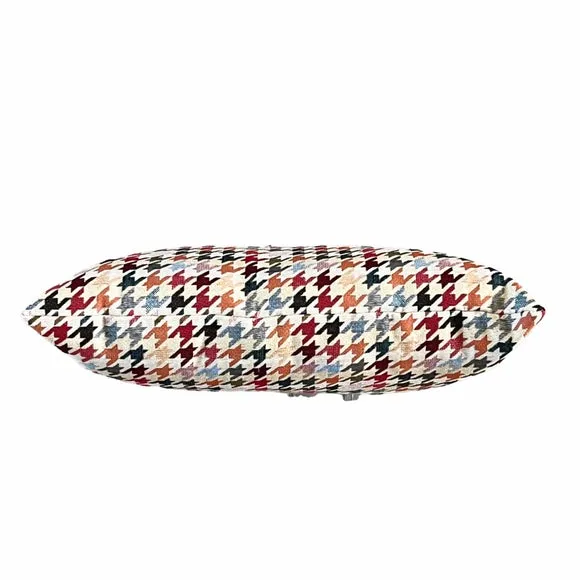 Daro Tapestry Pastel Houndstooth Rectangular Cushion 3