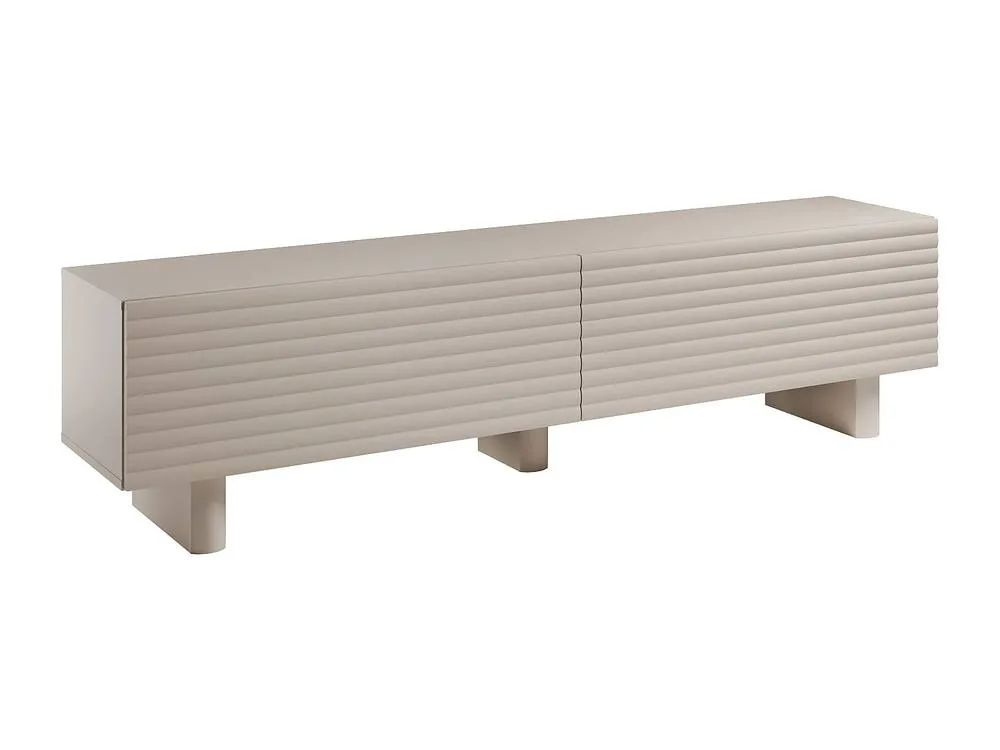 Vente-unique TV Unit With 2 Doors In MDF - 180 Cm - Beige - LUDIMA 5