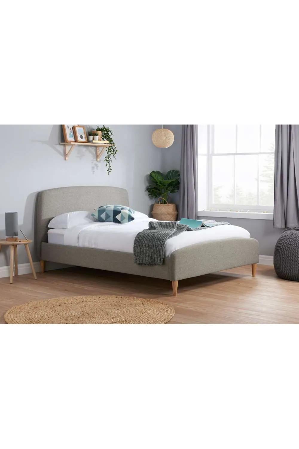 Birlea Quebec Bed in Grey 1