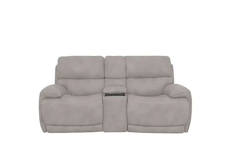 Link Fabric 2 Seater Power Recliner Sofa with Power Headrests and Cupholders - R18 Beige