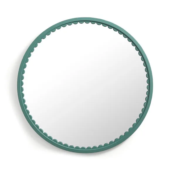 Remi Scalloped Round Wall Mirror 3
