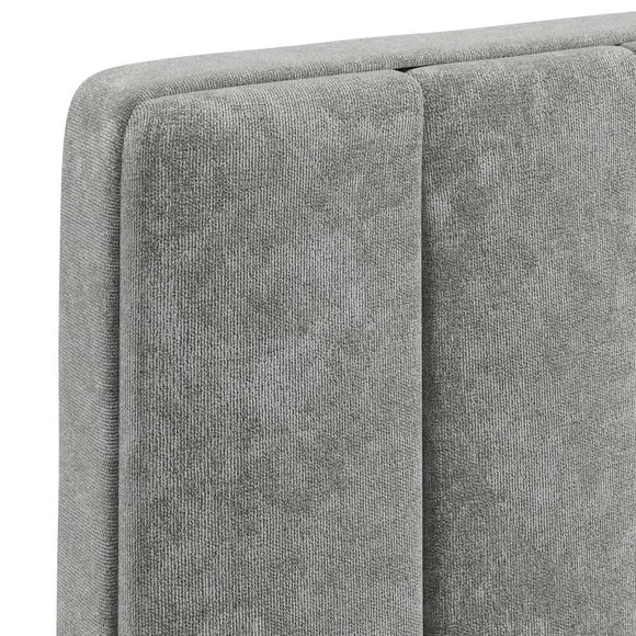 Luxury Chenille Vertical Stripe Headboard 4
