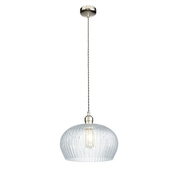 Vogue Sturt Ribbed Adjustable Pendant Light 5