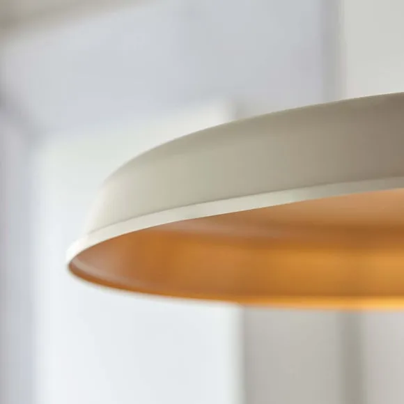 Return - Vogue Ashton Pendant Light, White 6