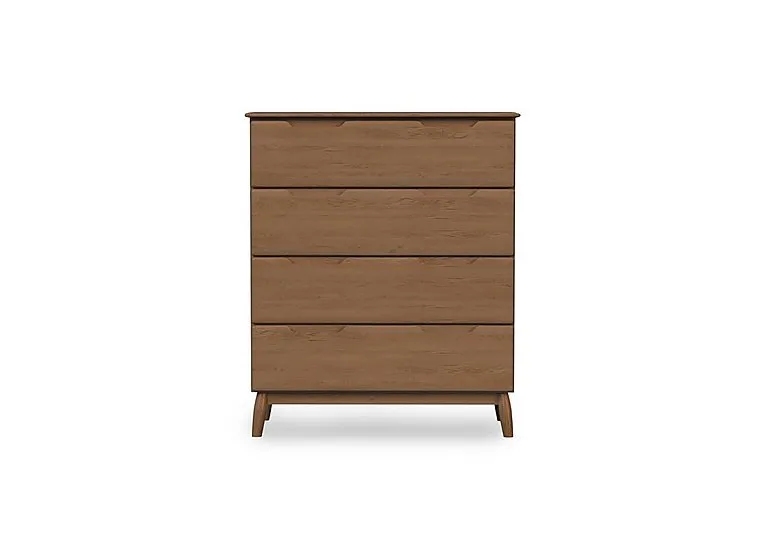 Stockholm 4 Drawer Chest - Dark Oak