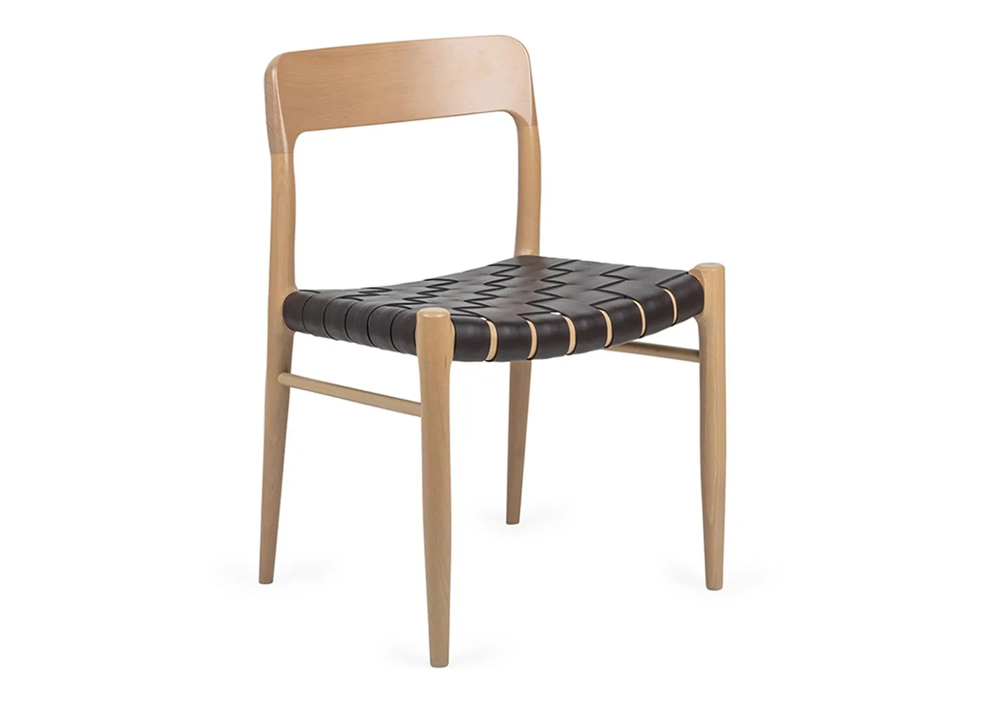 Heal's Oliver Chair Brown Leather