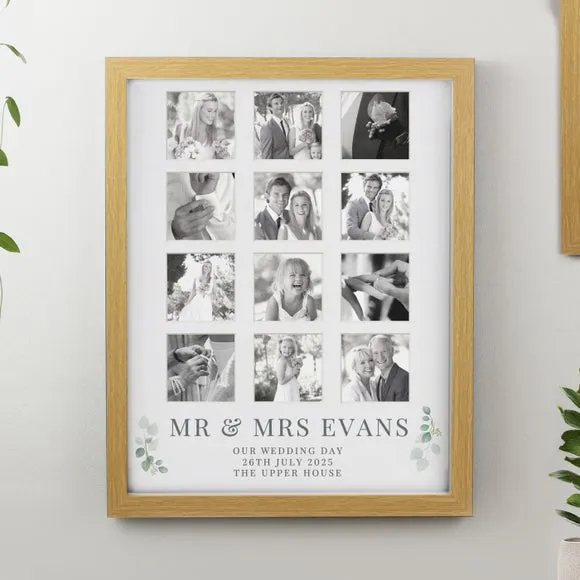 Personalised Wedding Multi Photo Frame 1