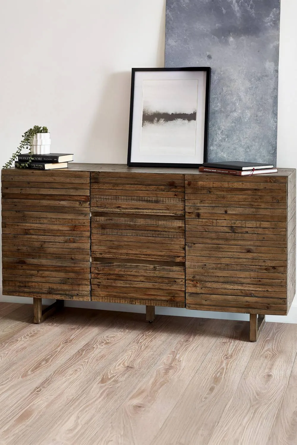 Julian Bowen Woburn 2 Door 3 Drawer Sideboard in Brown