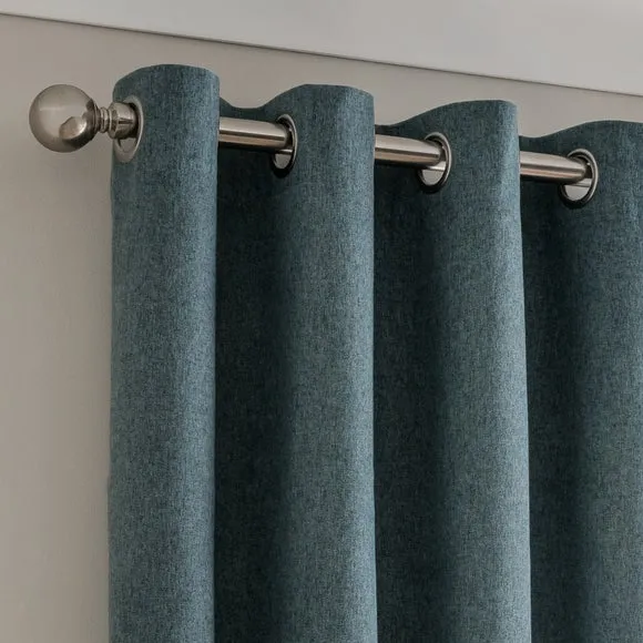 Luna Brushed Eyelet Curtains (Blackout Available) 1