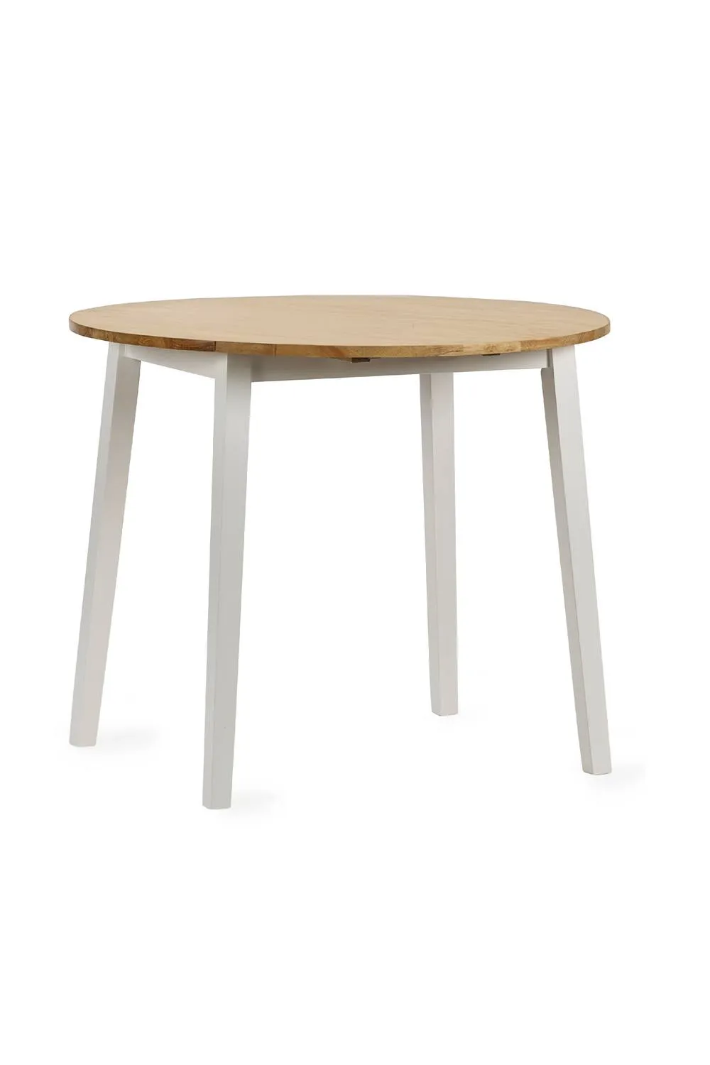 Julian Bowen Linwood Round 2-4 Seater Drop Leaf Dining Table in Light Oak 5