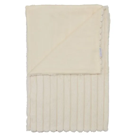 Cosy Ribbed Throw Blanket 130cm x 170cm 3