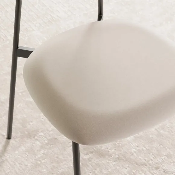 Finn Curved Back Dining Chair, Fabric 4