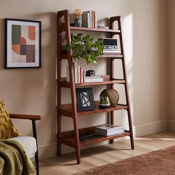Maxton Tall Bookcase, Mango Wood 2