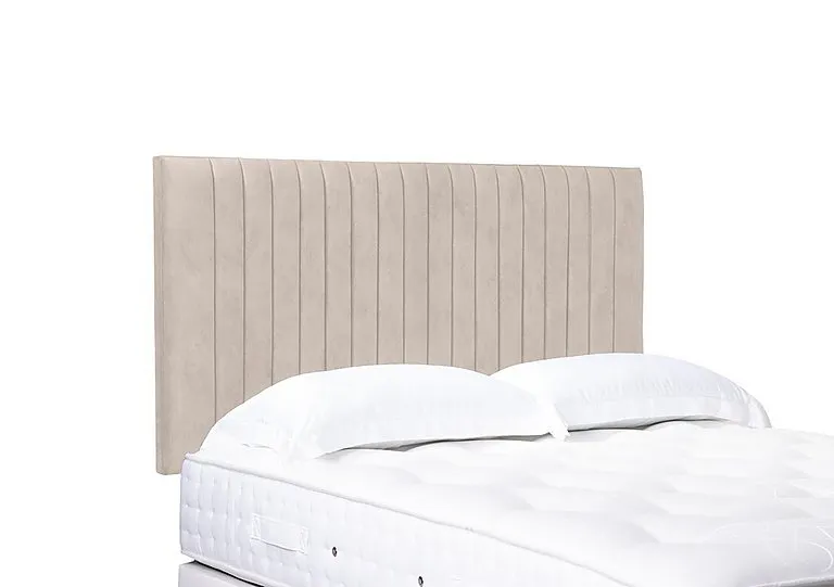 Artisan Collection Cadenza High Strutted Headboard - Single - Sandstone Pearl