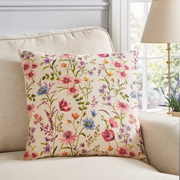Foxley Floral Square Cushion