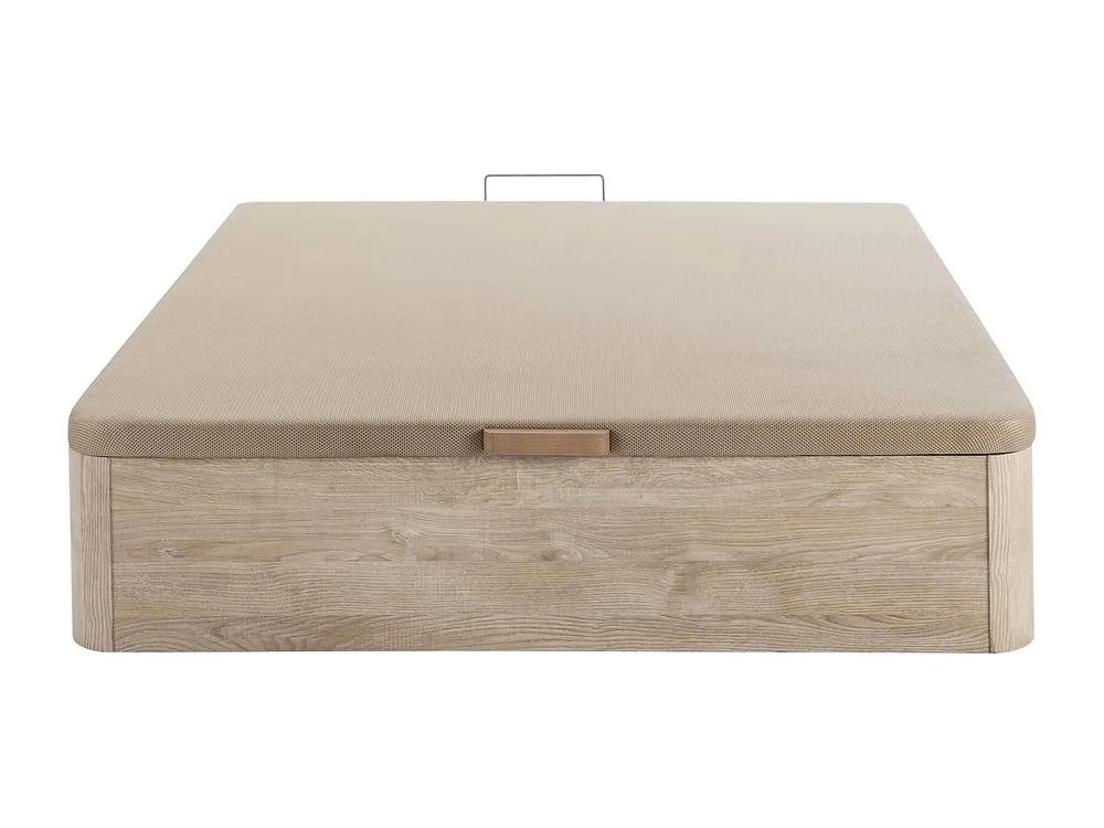 Vente-unique Ottoman Bed Frame - 140 X 190 Cm - Light Natural - HESTIA By YSMÉE in Light Oak 2