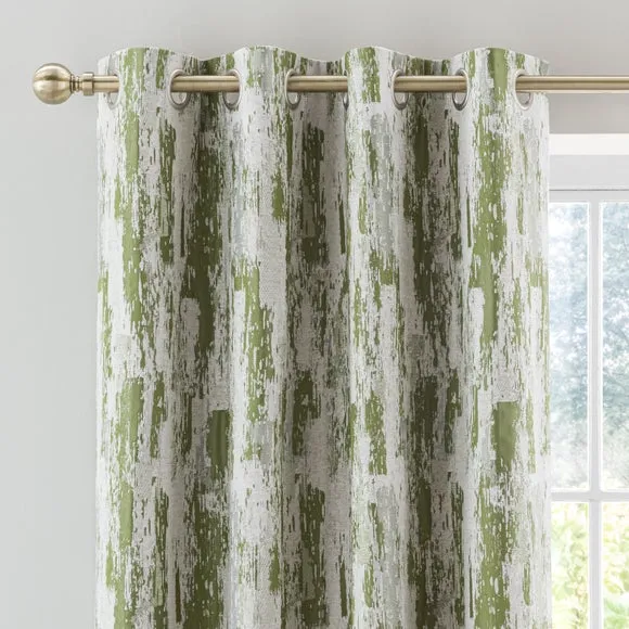 Abstract Global Eyelet Curtains (Blackout Available) 1