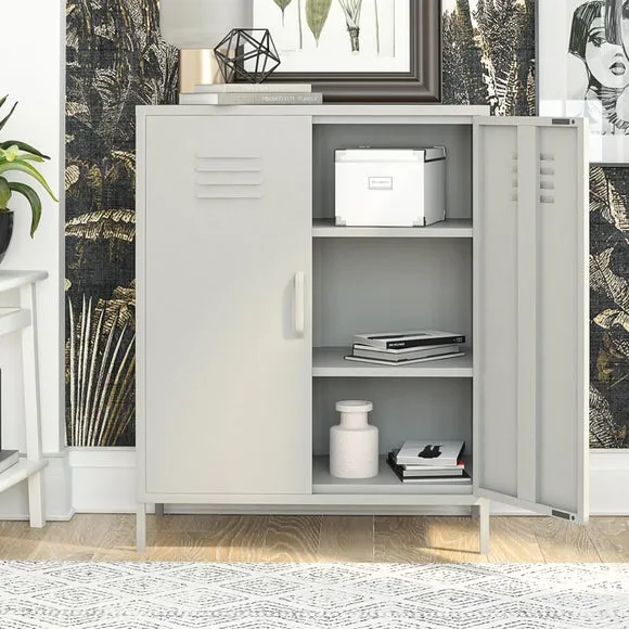 Bradford 2 Door Metal Storage Cabinet 2