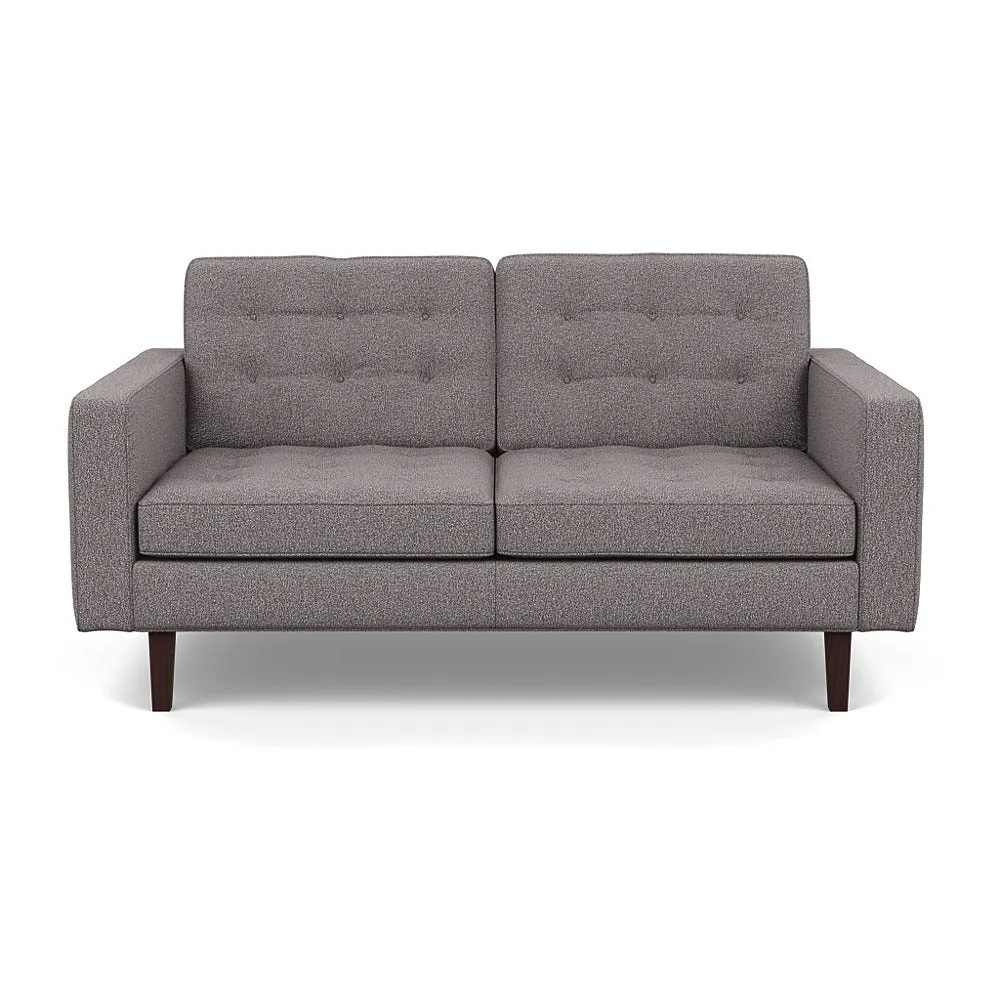 Heal's Hepburn 2 Seater Loop Boucle Granite Black