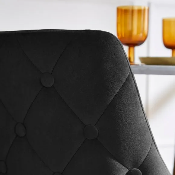 Ariana Set of 4 Dining Chairs Velvet 4