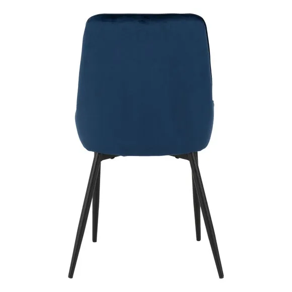 Avery Set of 2 Dining Chairs, Velvet 6