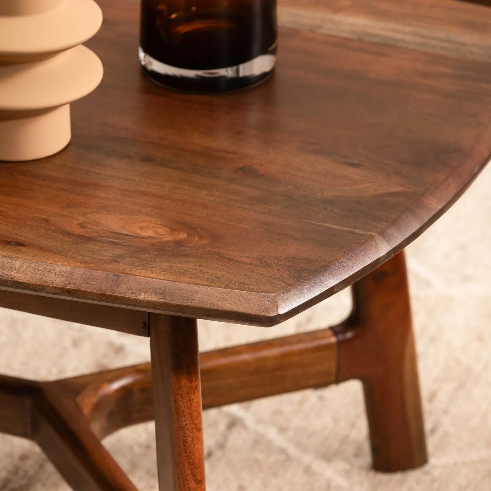 Cresta Rectangular Coffee Table, Acacia Wood | Barker & Stonehouse 5