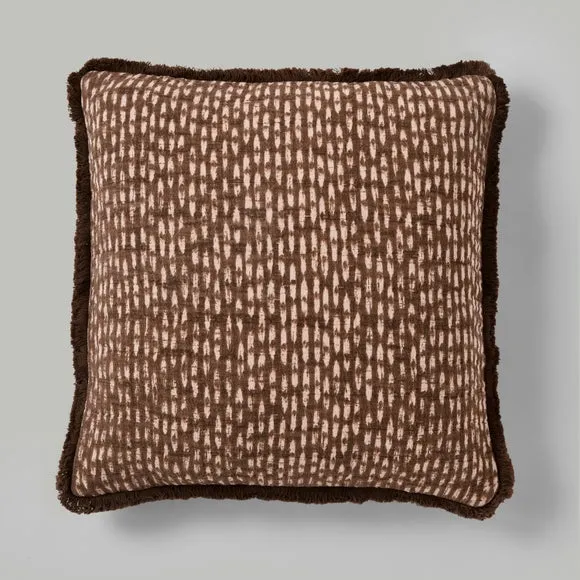 Matalasse Batik Effect Cotton Square Cushion Cover 2